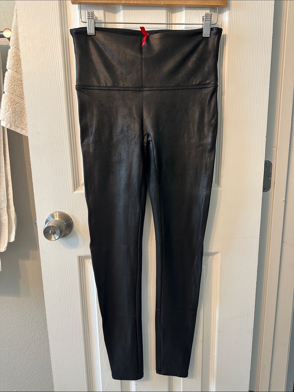 SPANXshape Faux Leather Leggings